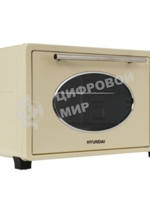 Мини-печь Hyundai MIO-HY084 33л. 1500Вт бежевый/хром