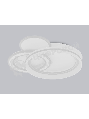 Светильник Ambrella light FA8511/3 WH белый 143W 3000K-6400K 500*500*80 (ПДУ РАДИО 2.4G)