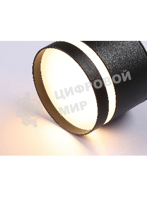 Светильник Ambrella light TN6572 BK черный IP44 GX53 max 15W D82*65