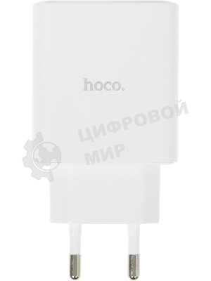 Сетевое зар./устр. Hoco C126A Pure power PD40W three-port(2C1A) charger(EU 40W 3A (PD+QC) универсальное белый