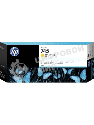 Картридж струйный HP 745 300мл желтый Ink Cartridge