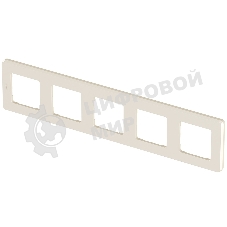 Рамка 5 постов слоновая кость Inspiria