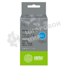 Картридж ленточный Cactus CS-M21-500595WT черный шрифт, белый фон (12.7 мм, 6.4 м) для Brady BMP21-PLUS, BMP21-LAB