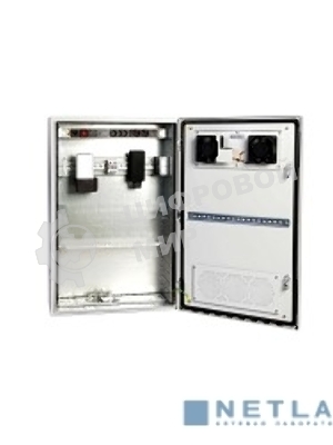 Шкаф уличный всепогодный настен. 6U (600х500), передняя дверь вент. (ШТВ-Н-6.6.5-4ААА)