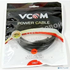 Кабель для аудио-видео техники IEC-320-C7--розетка 220V, 2-pin, 1,8м, медь, VCOM