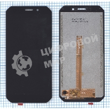 Дисплей для Doogee S51 в сборе с тачскрином черный