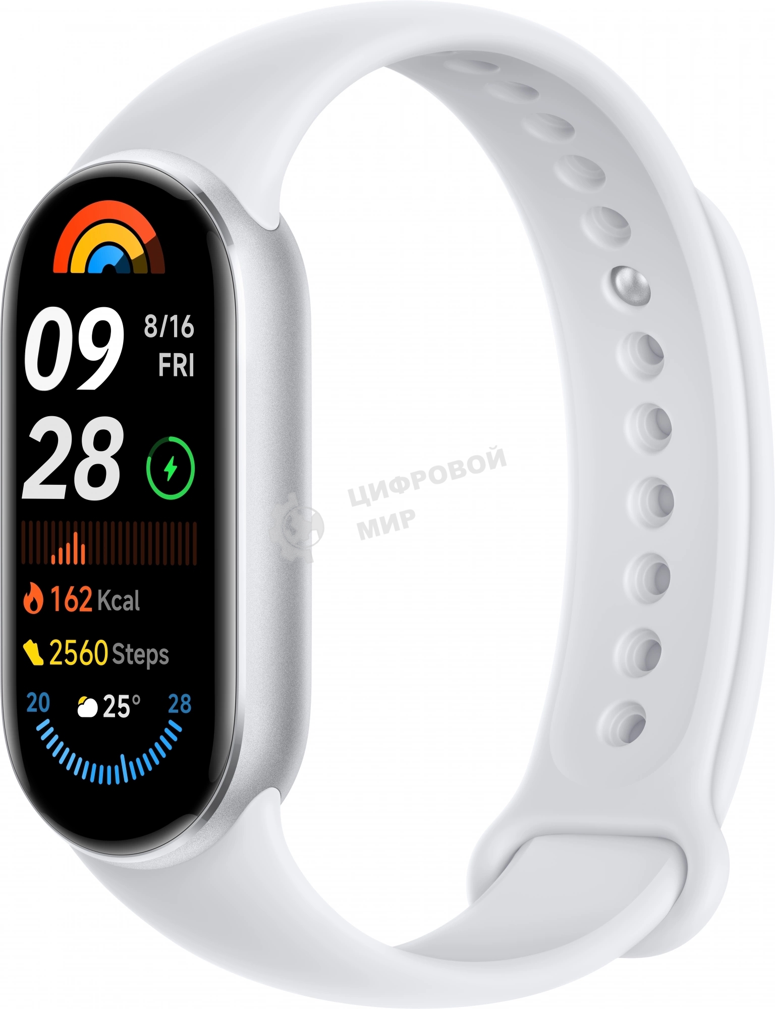 Фитнес-браслет Xiaomi Smart Band 9 Glacier серебристый/серебристый