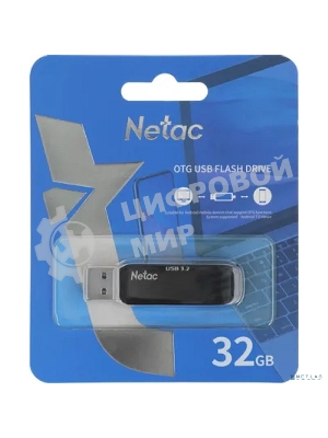 Флешка USB Netac US11 32Gb USB 3.0+TypeC Dual Flash