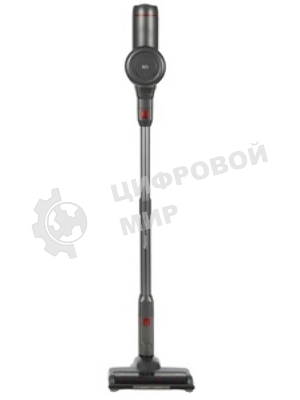 Пылесос вертикальный BQ VCA0202H серый, питание от аккумулятора, 50 Вт, уборка сухая, пылесборник 0.6 л, работа от АКБ max 30 мин.