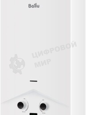 Колонка газовая Ballu GWH 10 Warmix белый, проточный, 10 л/мин, 20 кВт