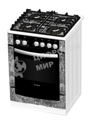 Плита газовая Gefest ПГ 6500-02 0313 черный, конфорок 4 шт, духовка 52 л, 60 см x 85 см x 60 см