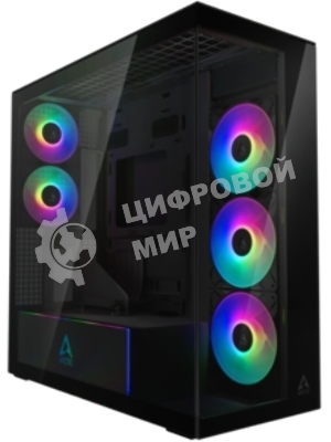 Компьютерный корпус Arctic Cooling ARCTIC Xtender VG (Mirror Black) арт. ACPCC00019A