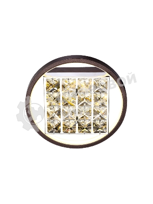 Настенно-потолочный светодиодный светильник Ambrella light FA105 CF кофе 15 W 3000K D230*70 (Без ПДУ)