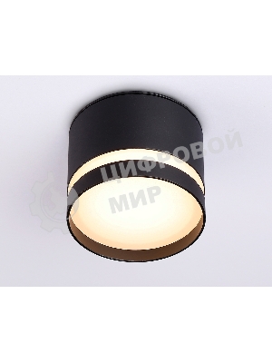 Светильник Ambrella light TN6572 BK черный IP44 GX53 max 15W D82*65