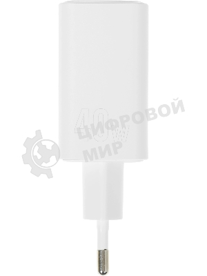 Сетевое зар./устр. Hoco C126A Pure power PD40W three-port(2C1A) charger(EU 40W 3A (PD+QC) универсальное белый