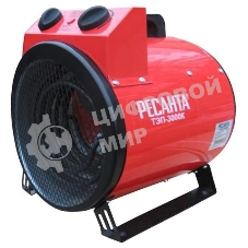 Тепловая пушка электрическая Ресанта ТЭП-3000К 3000Вт красный