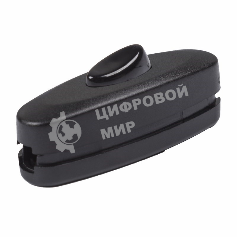 Выключатель кнопочный Rexant 250V 2А ON-OFF на электропровод (для настольной лампы)