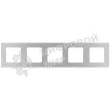 Рамка 5 постов алюминий