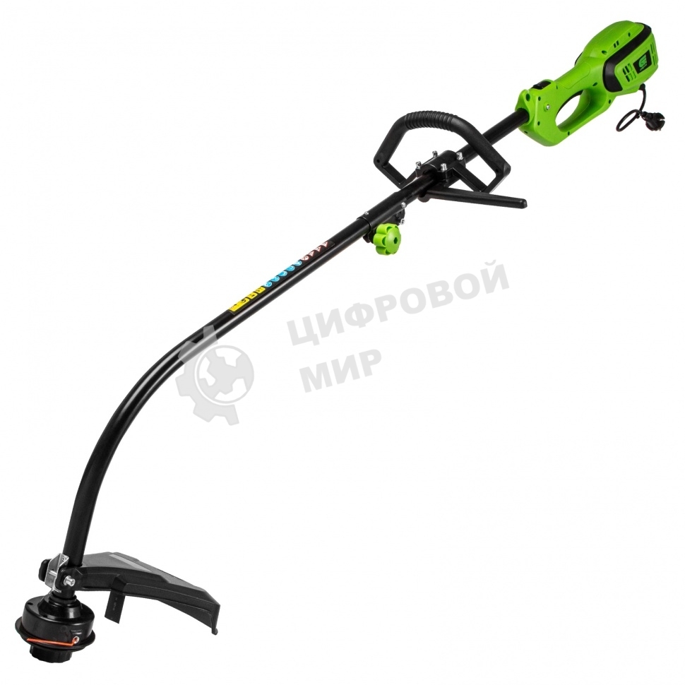 Триммер электрический Сибртех ЭКИ-1100, 1100 Вт, 350 мм, разборная штанга,катушка