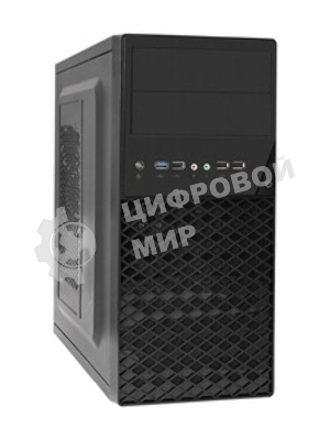 Компьютерный корпус ExeGate EX284029RUS Minitower BA-203U Black, mATX, (AA450, 80мм), 2хUSB+1хUSB 3.0, Audio
