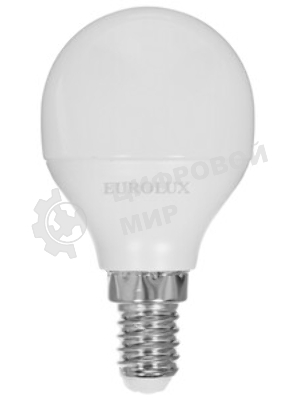 Лампа светодиодная EUROLUX LL-E-G45-7W-230-2,7K-E14