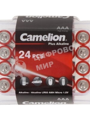 Батарейка Camelion LR03 Plus Alkaline PB-24 1.5В 7615