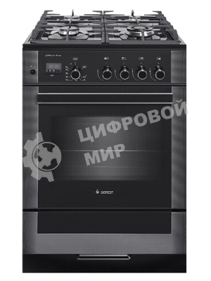 Плита газовая Gefest ПГ 6500-04 0244 черный, конфорок 4 шт, духовка 52 л, 60 см x 85 см x 60 см