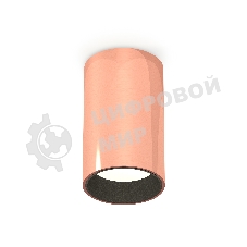 Светильник Ambrella Light XS6326003 PPG/SBK золото розовое полированное/черный песок MR16 GU5.3 (C6326, N6111)