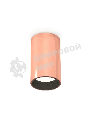 Светильник Ambrella Light XS6326003 PPG/SBK золото розовое полированное/черный песок MR16 GU5.3 (C6326, N6111)