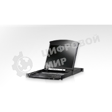 Коммутаторы консоли ATEN 8P CAT5 HIGH DENSITY DUAL RAIL LCD 19INCH OVER IP