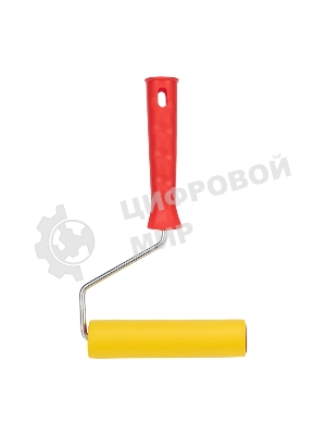 Валик Rexant для прикатки обоев резиновый, ширина ролика 150 мм, ручка 6 мм