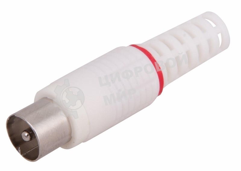 Разъем штекер TV PROconnect без пайки белый