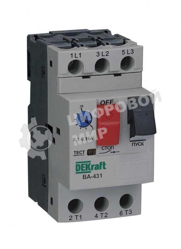 Выключатель автоматический защиты двигателя 3п 20.0-25.0А 15кА ВА-431 SchE 21233DEK