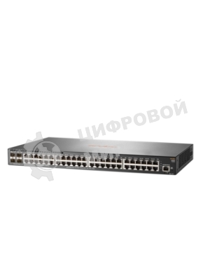 Коммутатор HPE Aruba 2930F 48G 4SFP+, 48×1 Гбит/с + 4×10 Гбит/с SFP+, управляемый