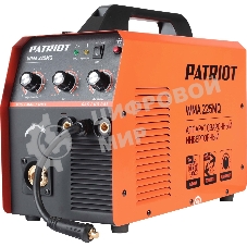 Сварочный аппарат PATRIOT WMA 225MQ (605301755) инверторный mig/mag/mma стальной и флюс. провлокой