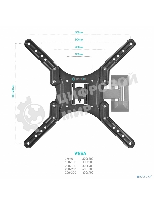 Кронштейн ONKRON M2 для телевизора 26