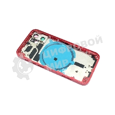 Задняя крышка (корпус) в сборе с рамкой для Apple iPhone 12 Mini красный