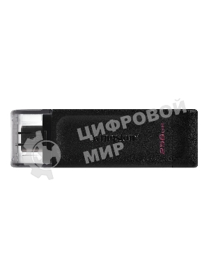 Флешка USB Kingston DataTraveler DT70 (DT70/256Gb), 256Gb, USB Type-C 3.2, R/W 70/45, черный