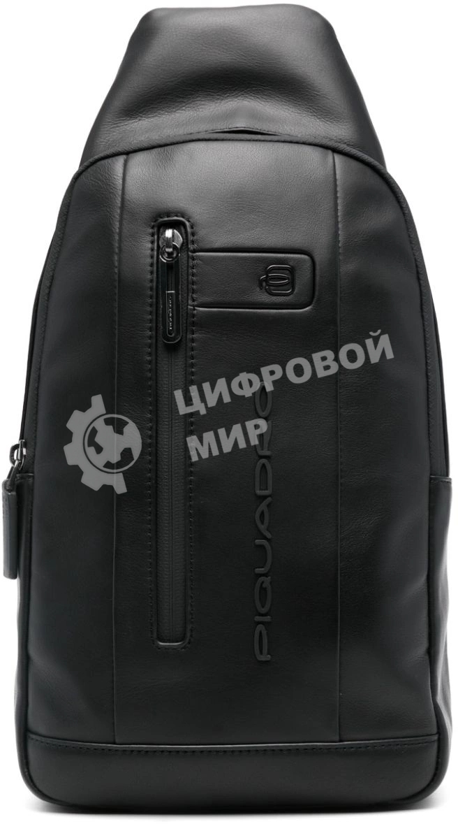 Рюкзак слинг мужской Piquadro Urban CA6540UB00/N, кожа, черный