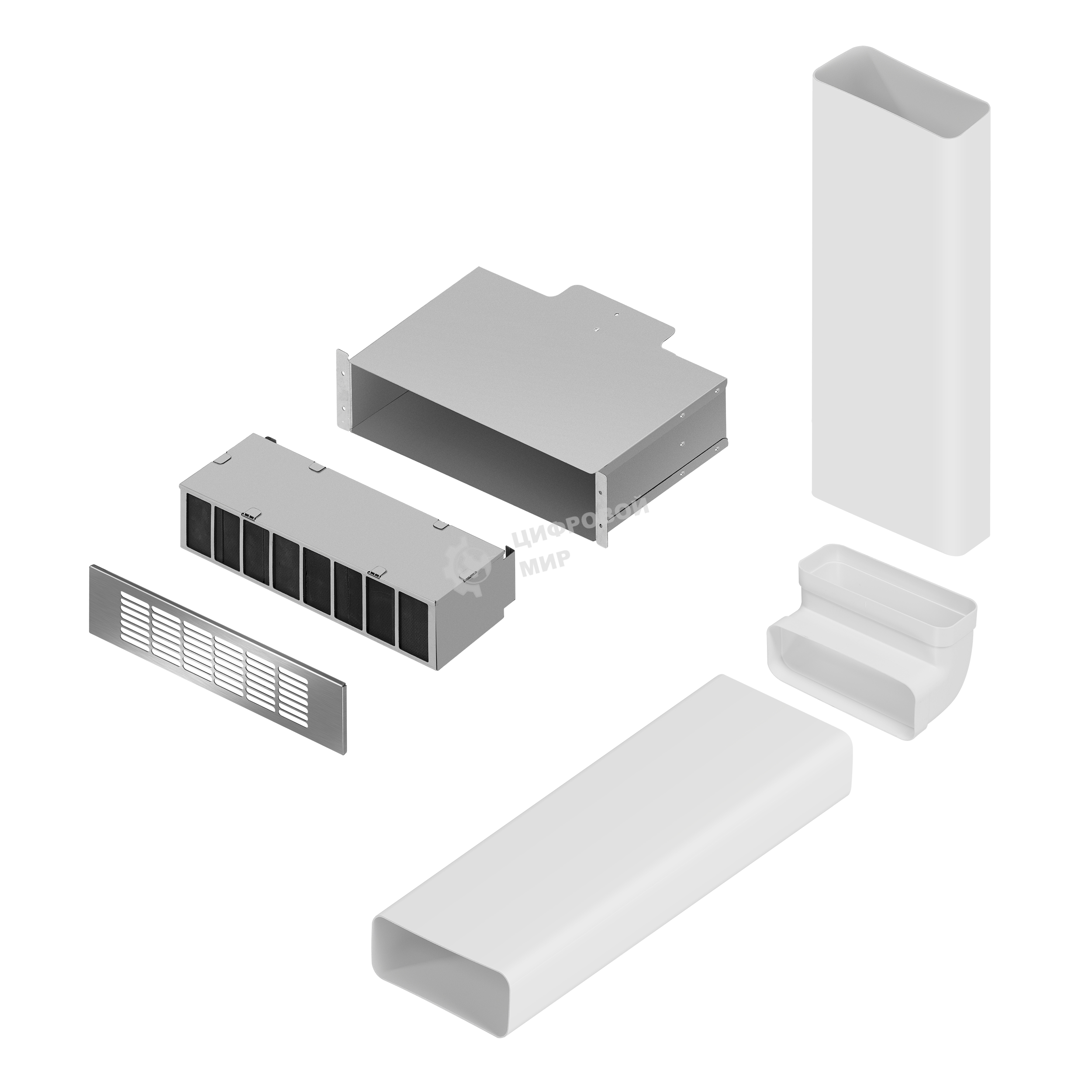 Комплект воздуховодов Maunfeld MIDS834 с фильтром CF314MW (для MIHC834SF2BK)