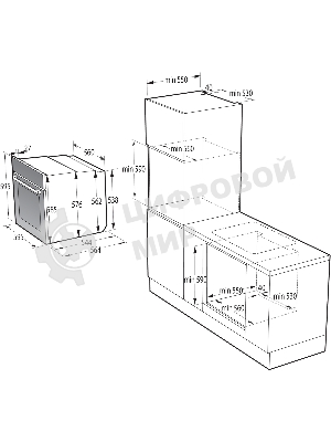 Духовой шкаф электрический Gorenje BOS67372CLI бежевый