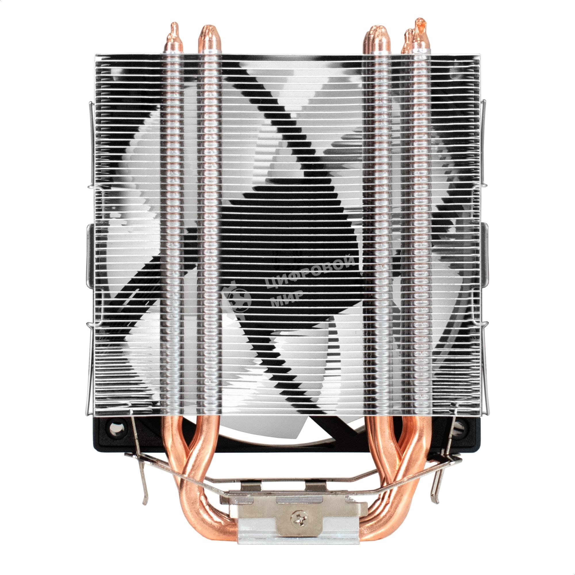 Кулер ExeGate Wizard EXX600-PWM.ARGb (Al+Cu, 6 тепл.трубки, LGA775/1150/1151/1155/1156/1200/1700/1851/AM2/AM2+/AM3/AM3+/AM4/AM5/FM1/FM2/754/939/940, TDP 180W, Fan 120мм PWM, 800-2400RPM, Hydro bearing, 4pin + 5V 3pin ARGb, 11-24db, 540г, ARGb подсветка, с