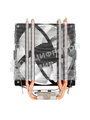 Кулер ExeGate Wizard EXX600-PWM.ARGb (Al+Cu, 6 тепл.трубки, LGA775/1150/1151/1155/1156/1200/1700/1851/AM2/AM2+/AM3/AM3+/AM4/AM5/FM1/FM2/754/939/940, TDP 180W, Fan 120мм PWM, 800-2400RPM, Hydro bearing, 4pin + 5V 3pin ARGb, 11-24db, 540г, ARGb подсветка, с термопастой, на защелках, Color Box)