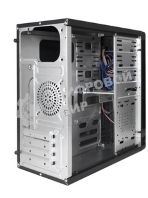Компьютерный корпус Minitower ExeGate BA-204U-400W-8 (mATX, БП AA400 с вент. 8см, 2хUSB+2хUSB 3.0, аудио, черный)