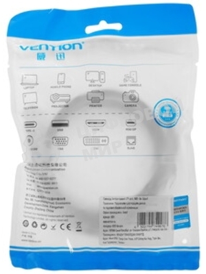 Патч-корд Vention прямой UTP cat.6, RJ45 - 1,5 м. Серый