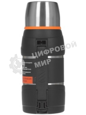 Термос Lara LR04-60 1,3 л, нержавеющая сталь, пищевой нейлон, пластмасса, силикон
