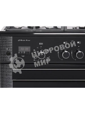 Плита газовая Gefest ПГ 6500-04 0244 черный, конфорок 4 шт, духовка 52 л, 60 см x 85 см x 60 см