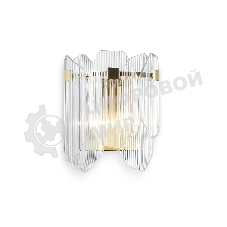 Настенный светильник Ambrella light LH31257/2 BS/CL латунь/прозрачный E14*2 max 40W 220*150*270
