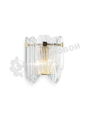 Настенный светильник Ambrella light LH31257/2 BS/CL латунь/прозрачный E14*2 max 40W 220*150*270