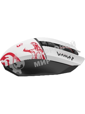 Мышь беспроводная A4Tech Bloody R36 Ultra черный/белый/красный, 12000dpi, USB, радиоканал, кнопки - 7